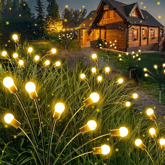 Upgraded Solar Firefly Garden Lights