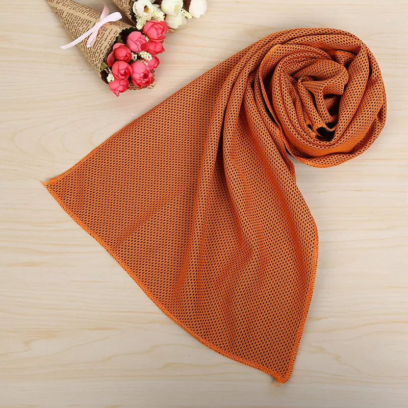 Cooling Sports Towel with Silicone Case