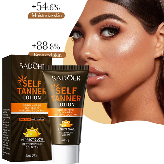 Glow Babe Self Tanning Lotion – Sun-Kissed Skin Without the Sun