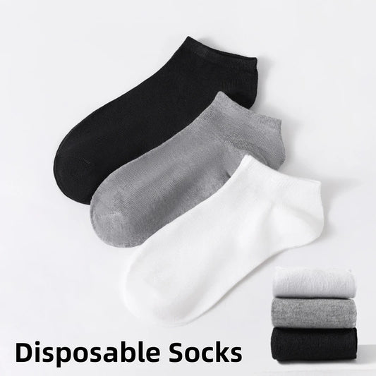 Go-To Travel Socks – Disposable, Soft & Sweat-Absorbing (35–43 EU)