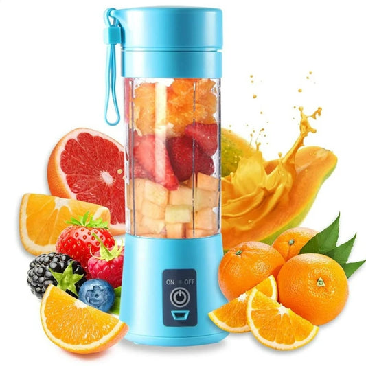 Grab-&-Go Blender – Portable Mini Juice Cup with 6 Blades