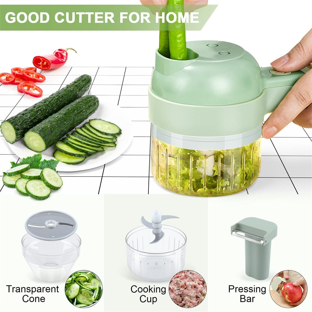 Handheld Portable Kitchen Cutter & Shredder