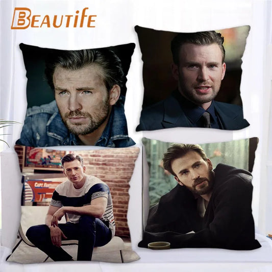 Chris Evans Pillow – Cozy, Fun & Perfect for Fans (45x45cm)