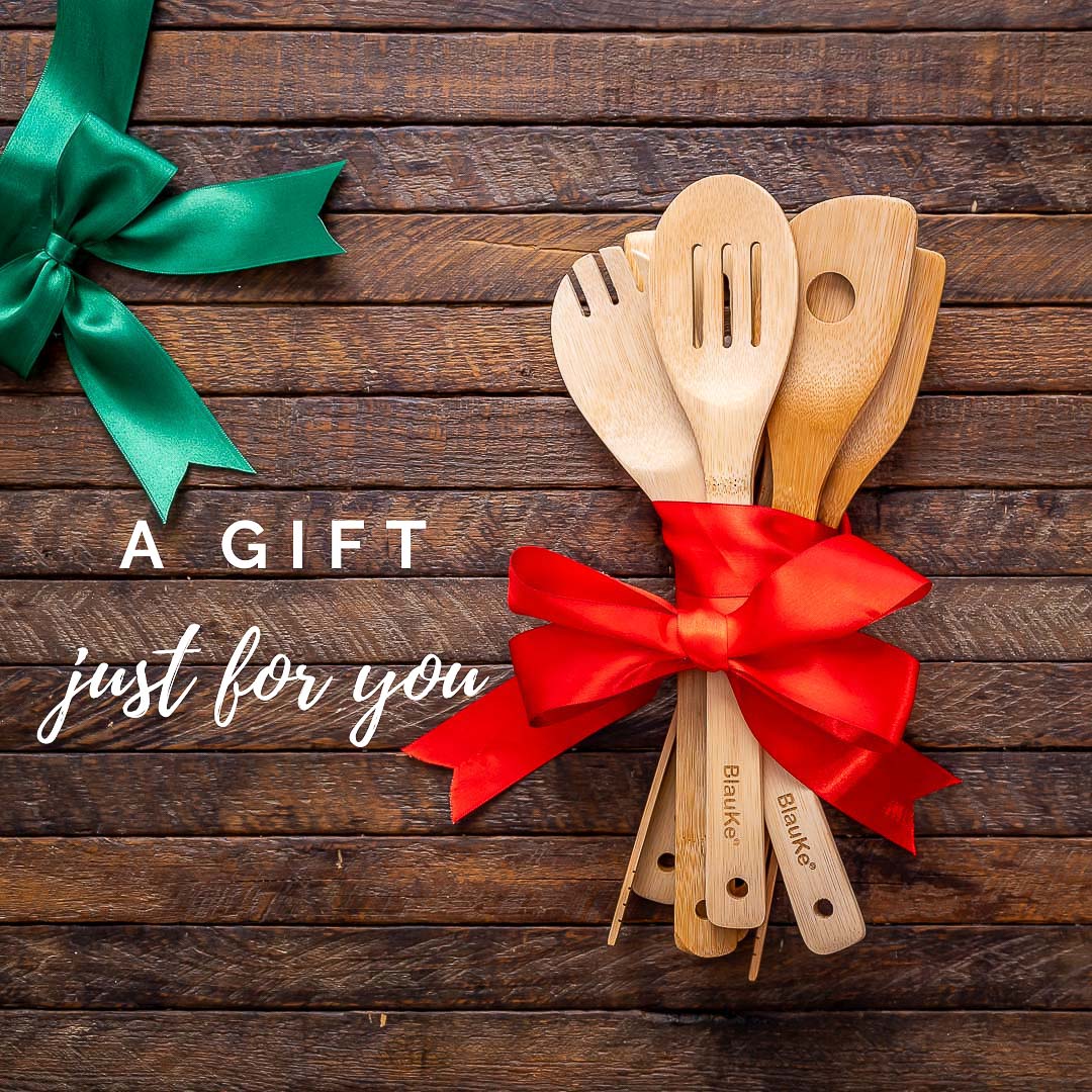 Bamboo Kitchen Utensils Set