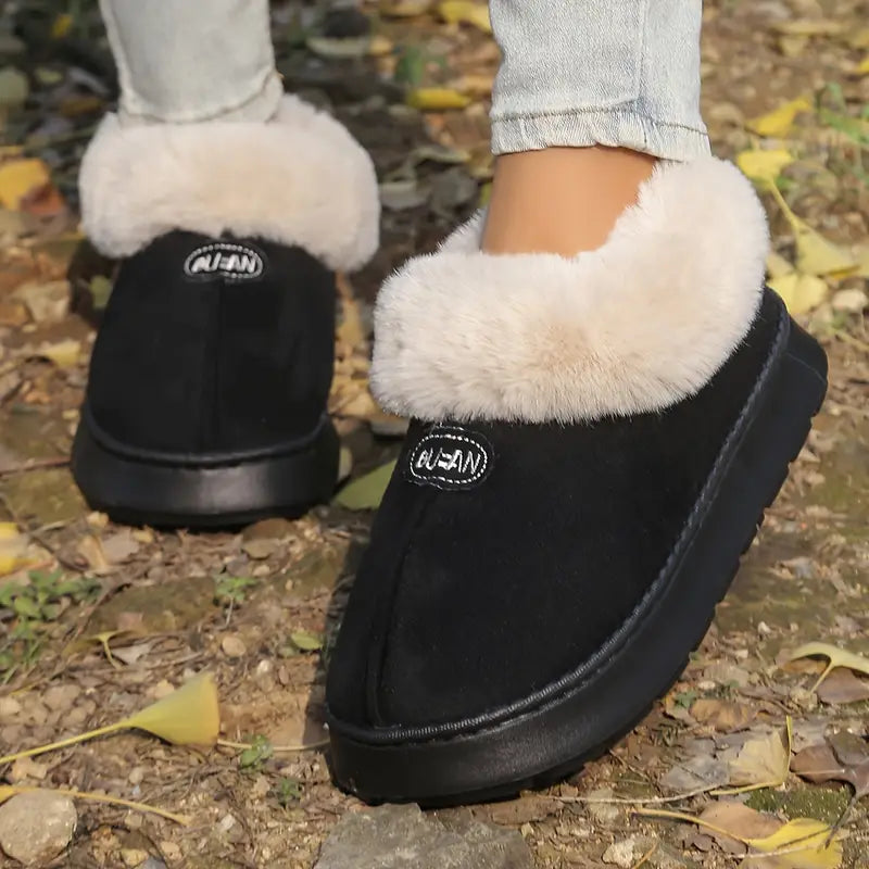 Women’s Warm Short Boots – Anti-Slip Thick Sole  Comfort