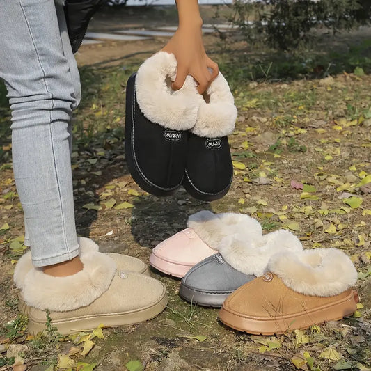 Women’s Warm Short Boots – Anti-Slip Thick Sole  Comfort