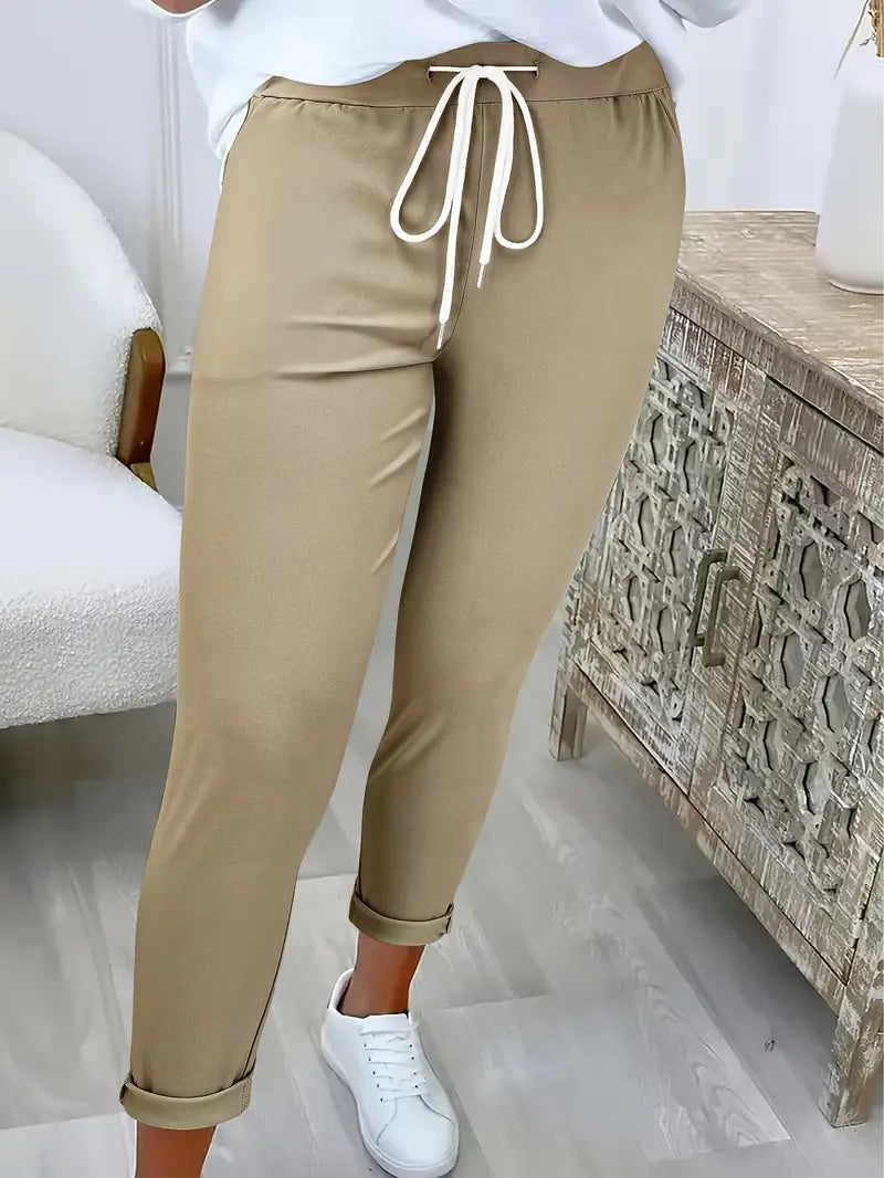 Women’s Stylish Casual Drawstring Pants – Everyday Comfort
