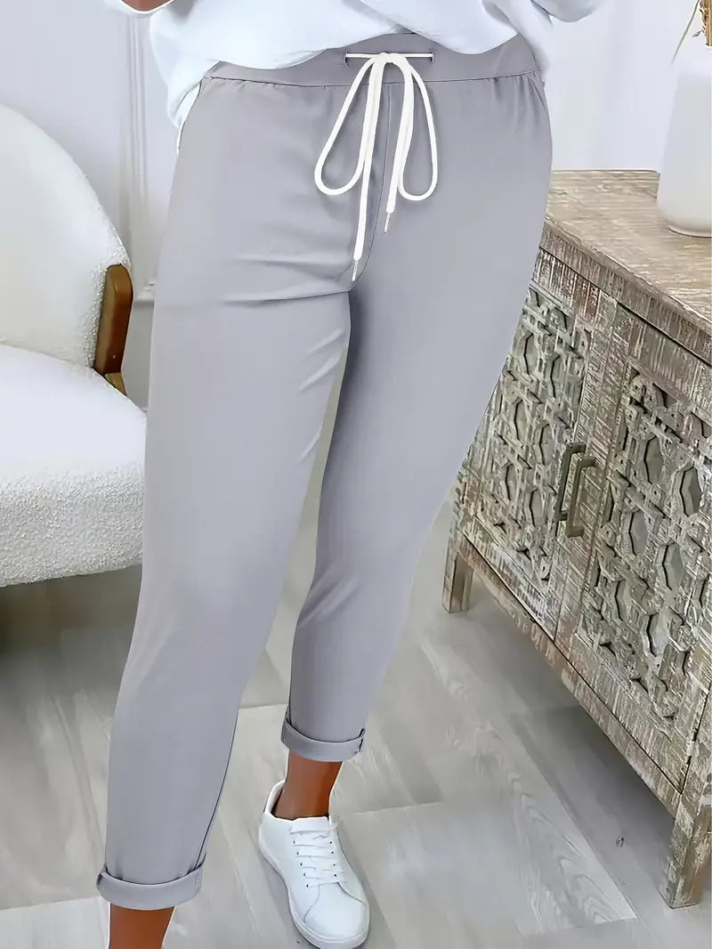 Women’s Stylish Casual Drawstring Pants – Everyday Comfort