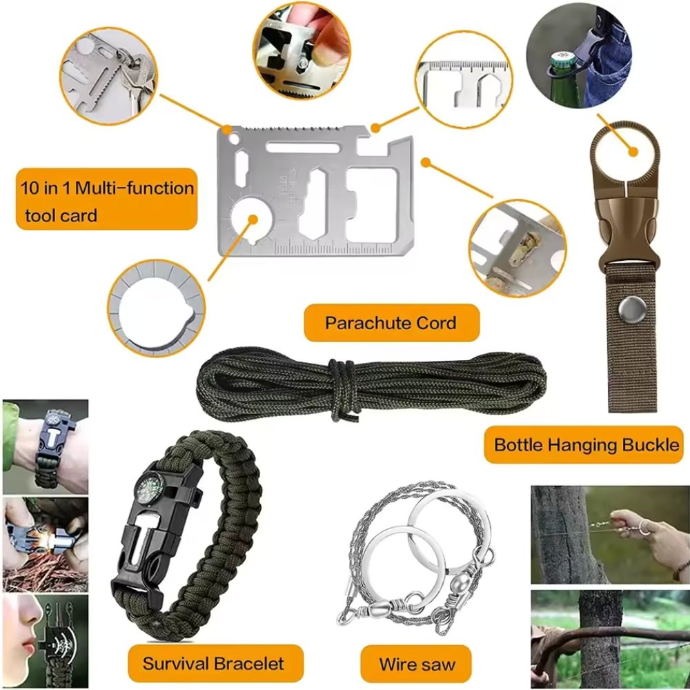 31-in-1 Outdoor Survival Gear Kit