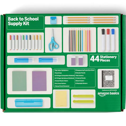 Amazon Basics 44‑Piece Student Success Kit